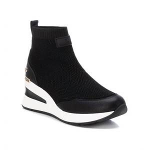 NEW XTI women's wedge sport booties in black